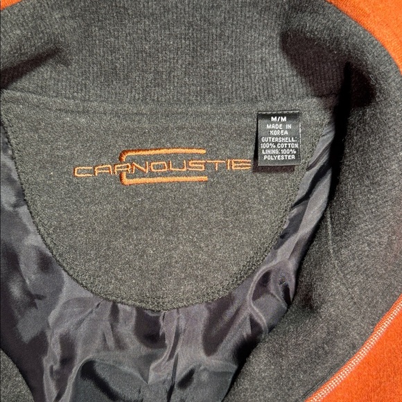 Carnoustie 1/4 Zip Pullover Golf Vest Men’s size Medium Burnt Orange Outdoor - Picture 5 of 7